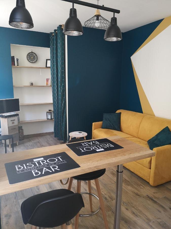 Haute ville : studio ravissant Granville Esterno foto
