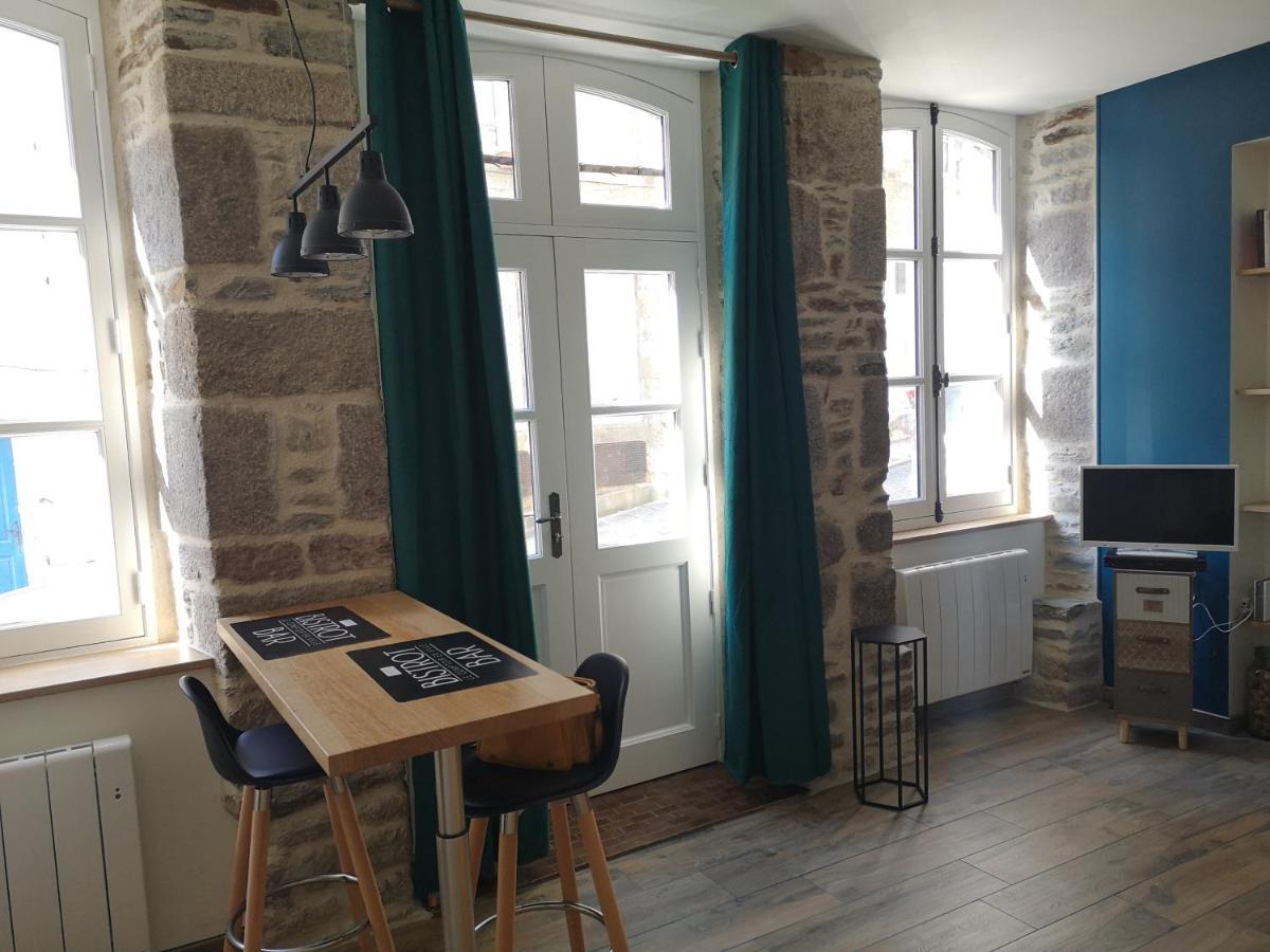 Haute ville : studio ravissant Granville Esterno foto