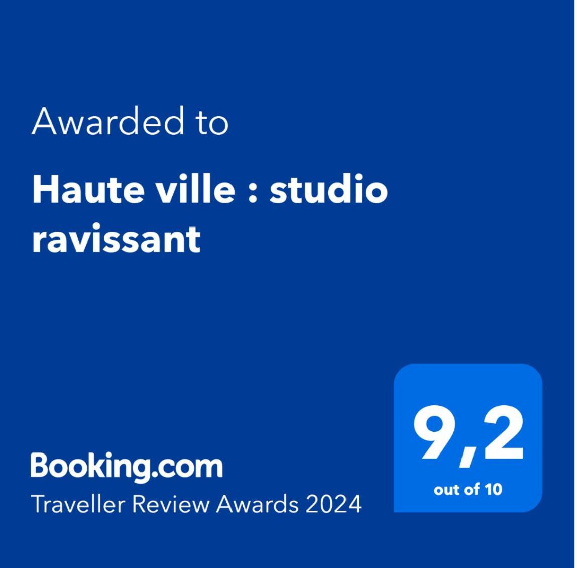 Haute ville : studio ravissant Granville Esterno foto